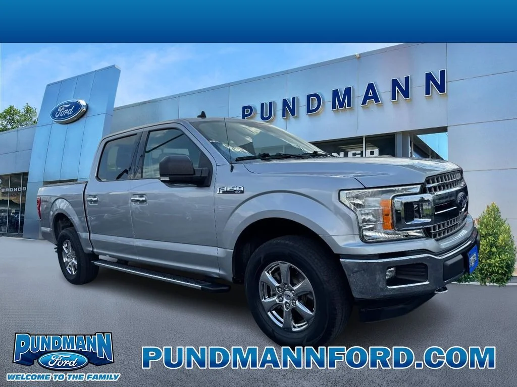 Used 2020 Iconic Silver Metallic Ford XLT image 1