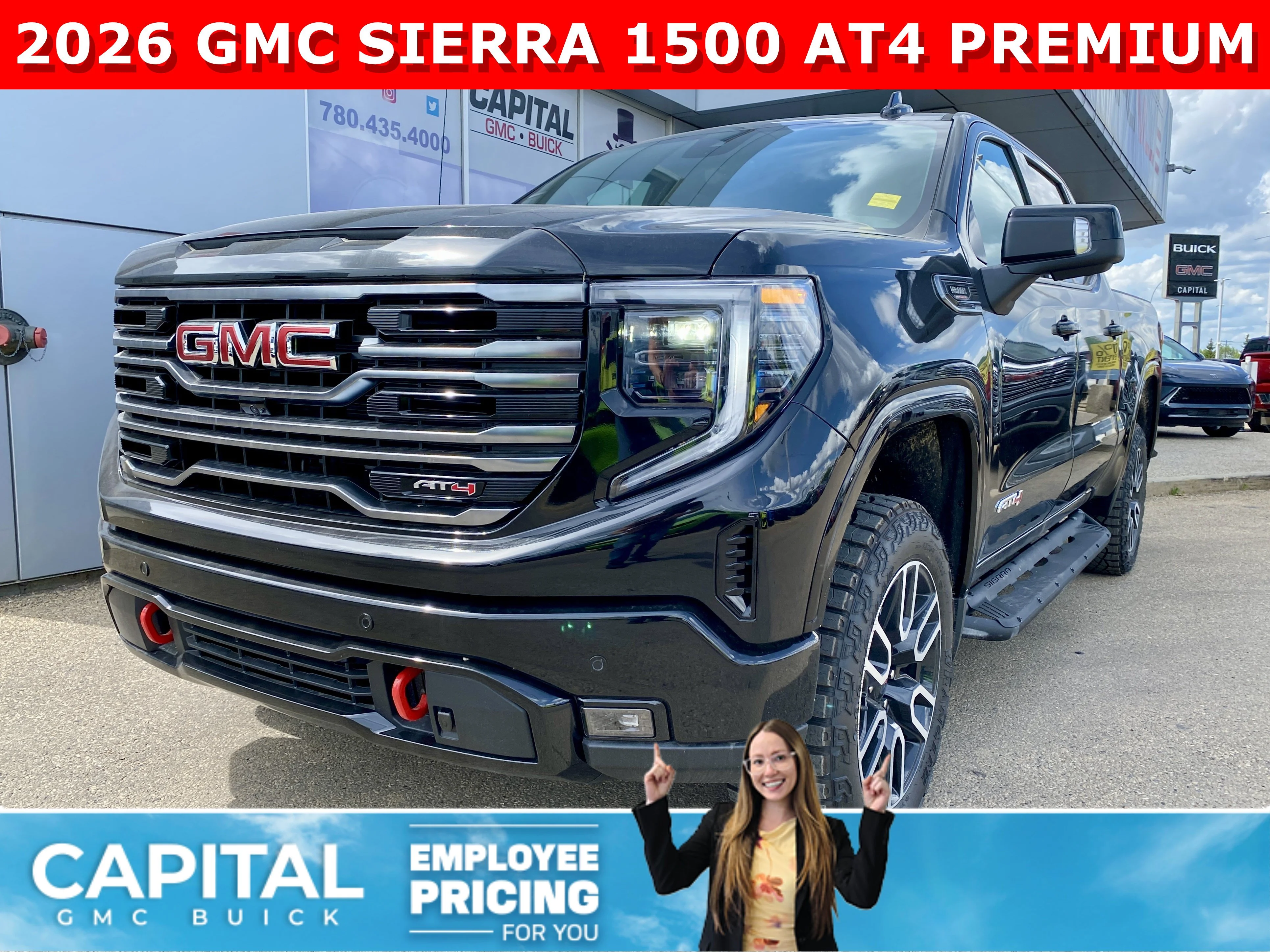 New 2026 ONYX BLACK GMC AT4 image 1