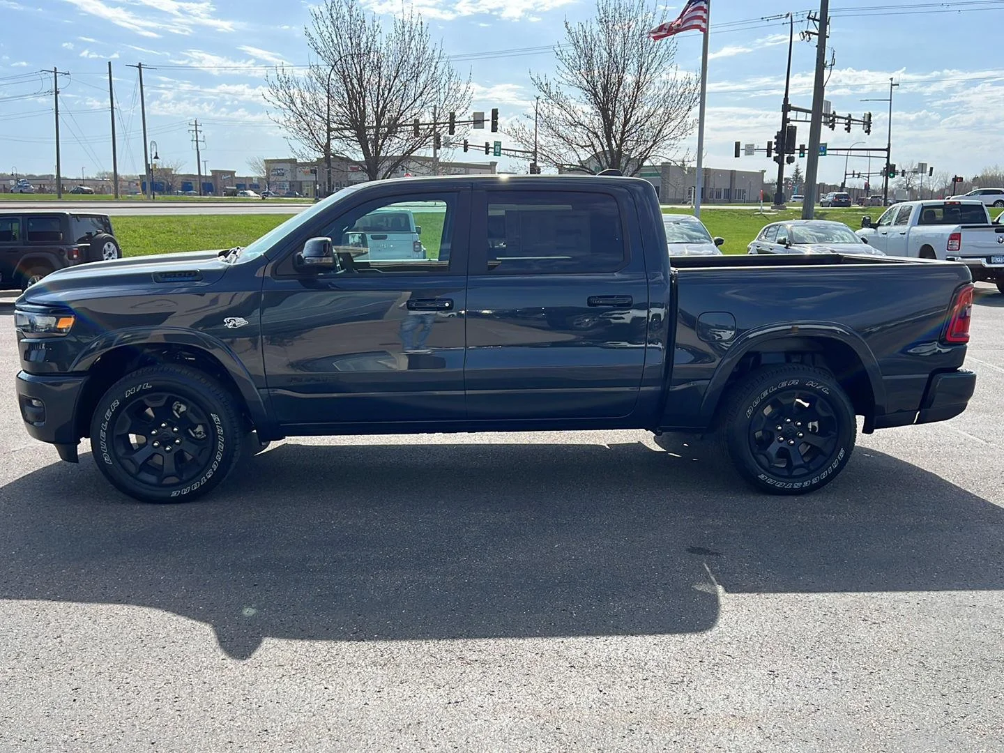New 2026 Forged Blue Metallic Exterior Paint RAM Big Horn image 4
