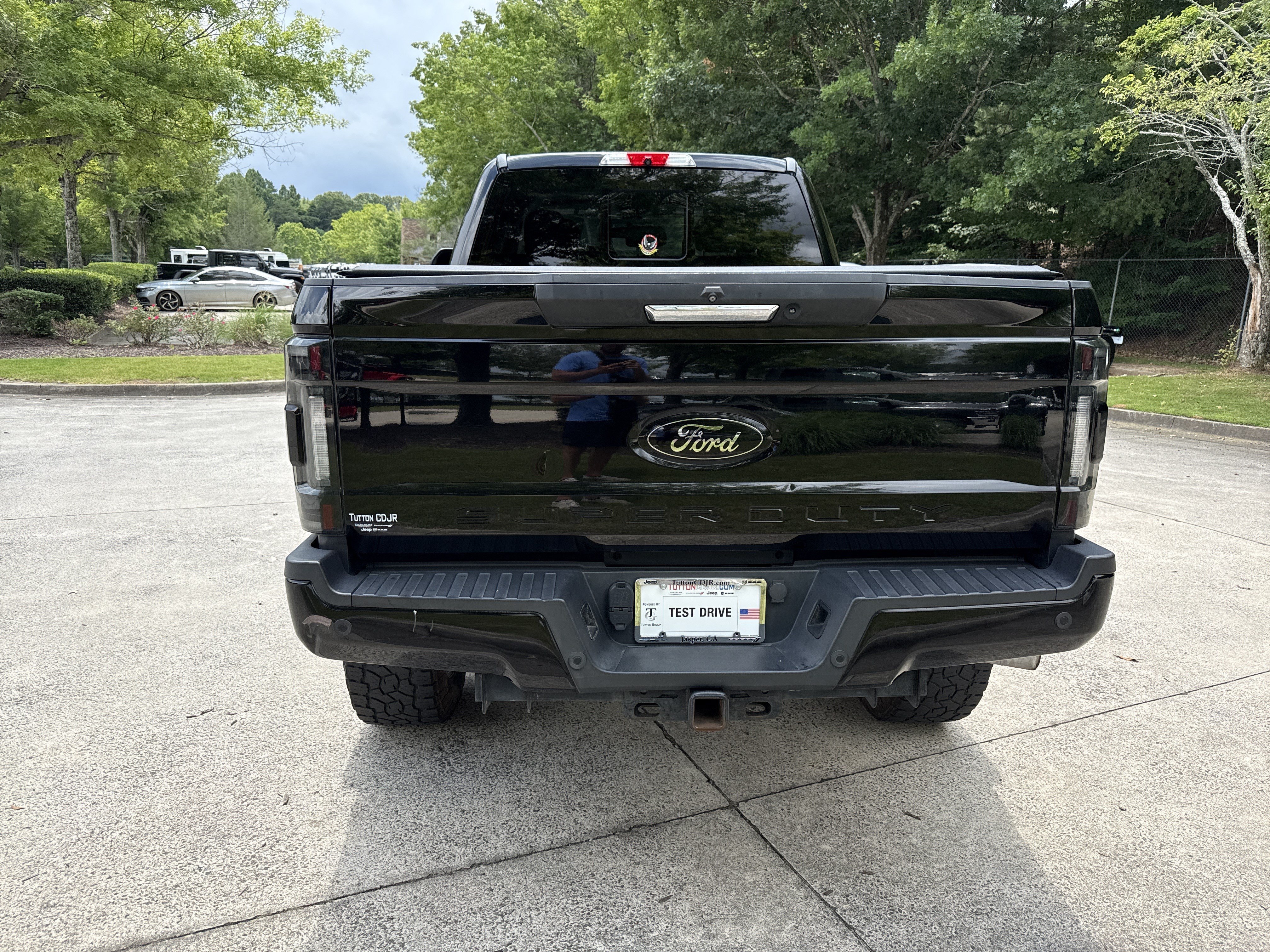 Used 2017 Shadow Black Ford Lariat image 6