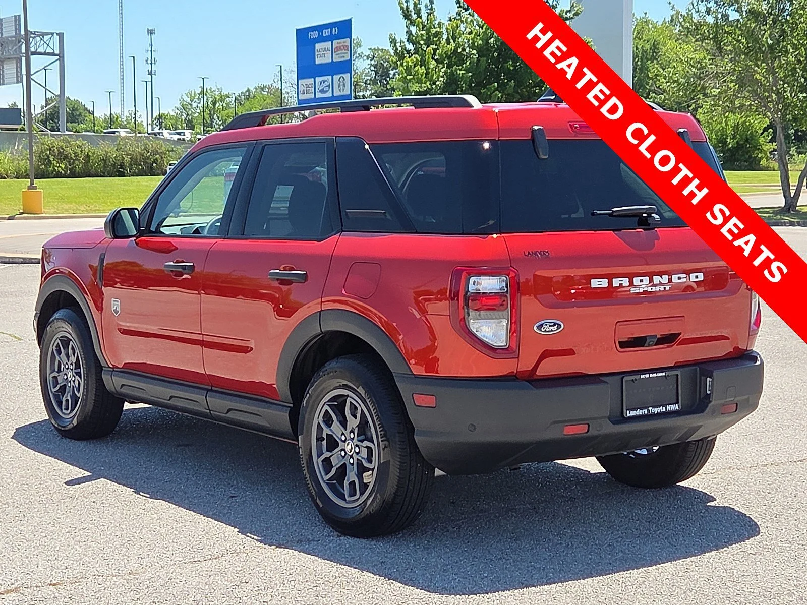 Used 2024 Hot Pepper Red Metallic Tinted Clearcoat Ford Big Bend image 4