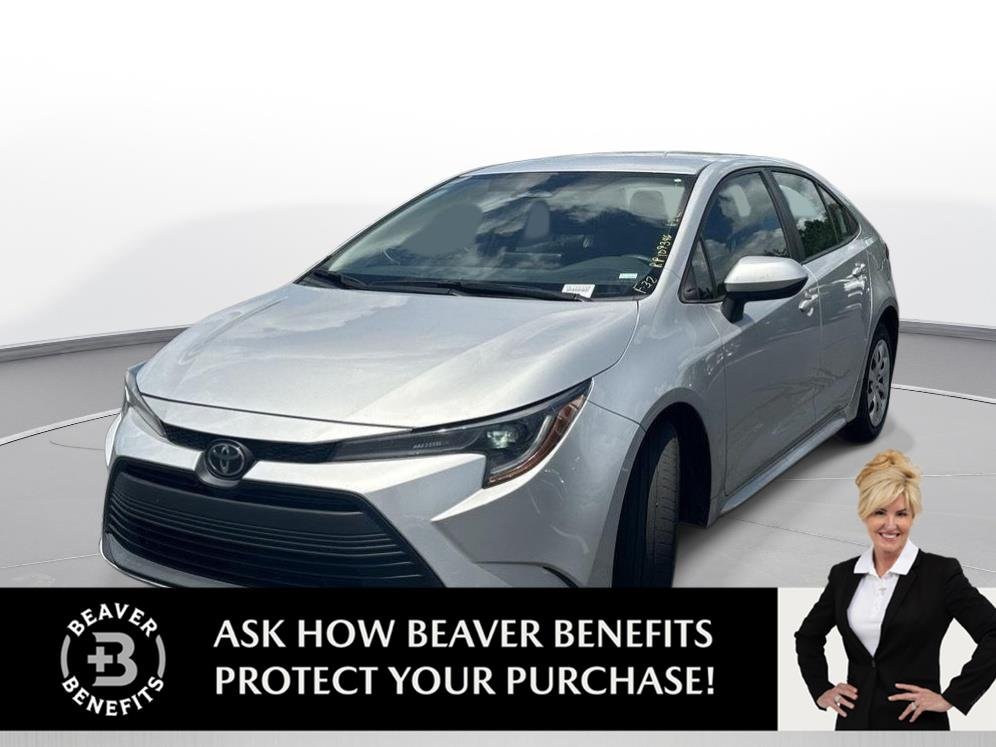 Certified Used 2024 Classic Silver Metallic Toyota LE image 1