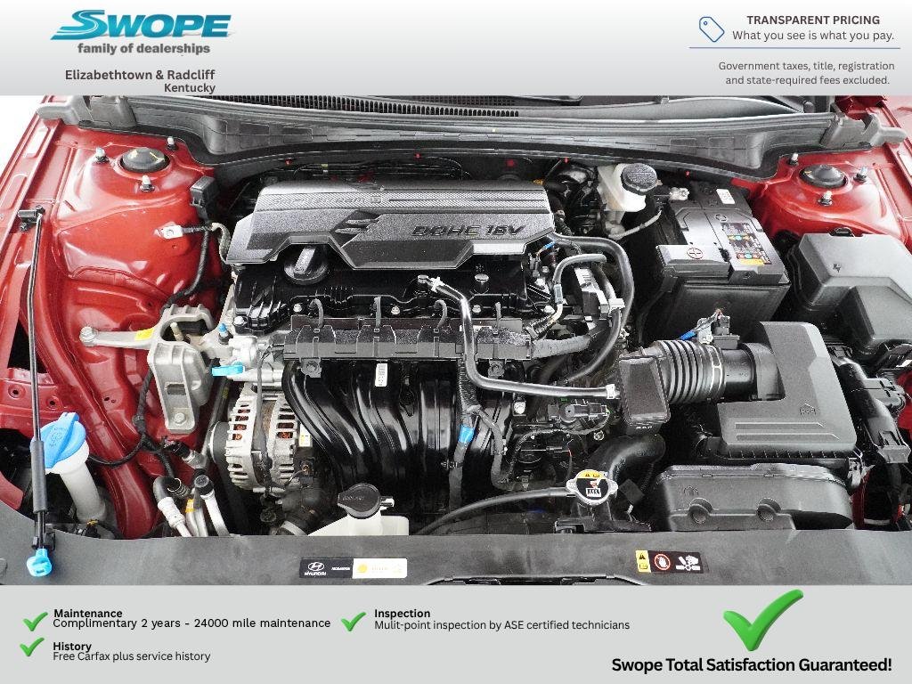 Used 2025 Ultimate Red Hyundai SEL Convenience image 28
