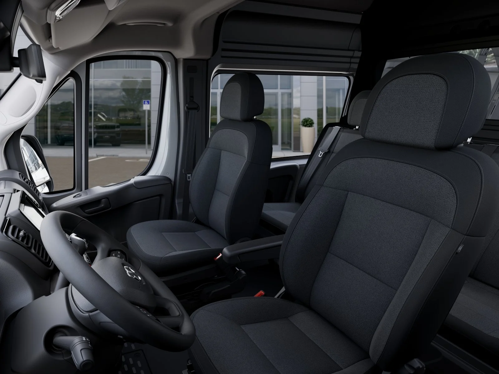 New 2025 Bright White Clearcoat RAM High Roof image 50