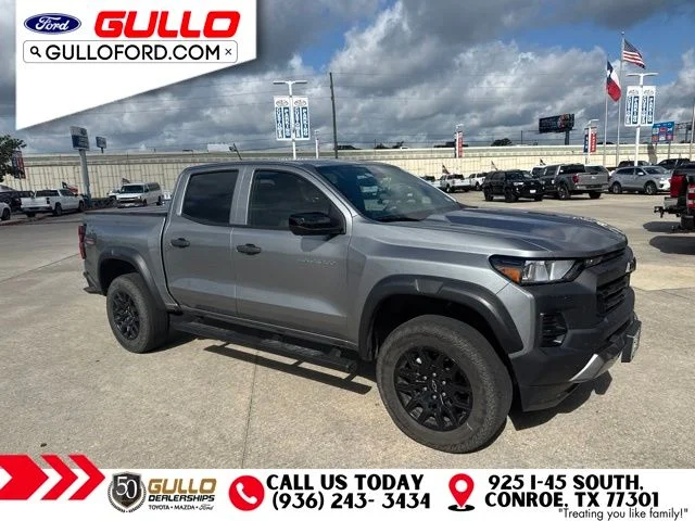 Used 2023 Sterling Gray Metallic Chevrolet Trail Boss image 3