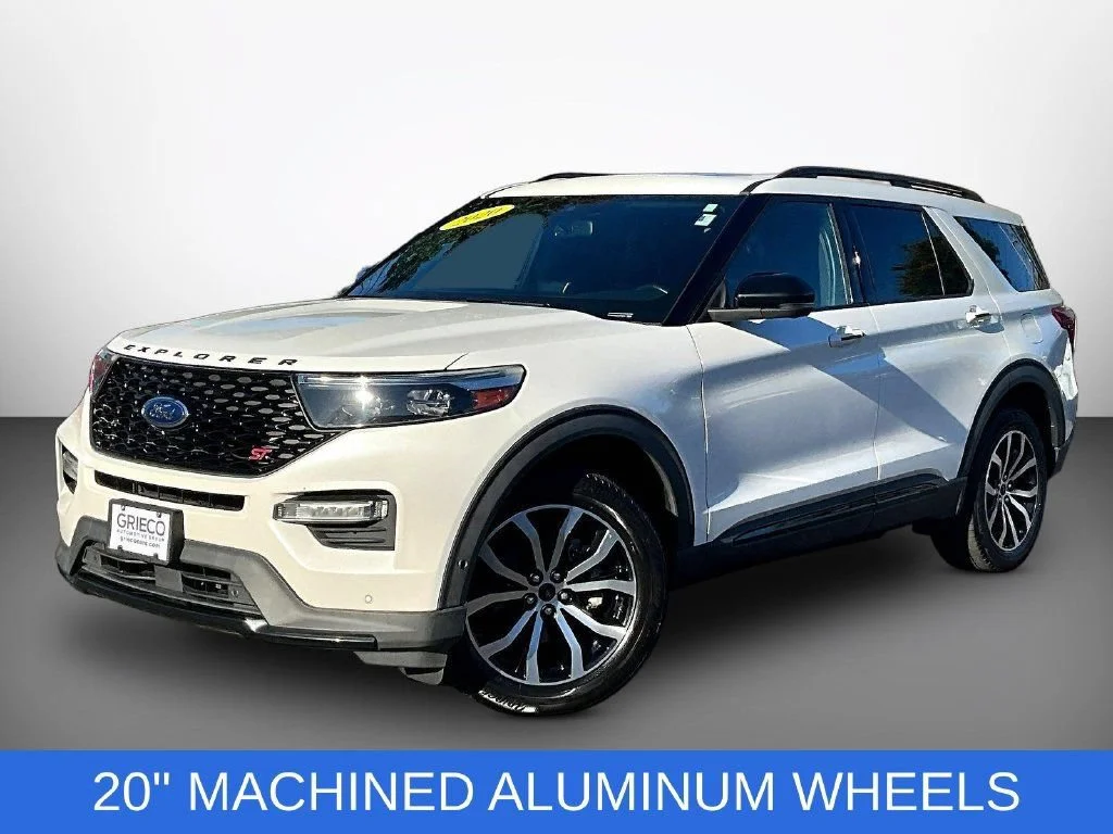 Used 2020 White Metallic Ford ST image 3