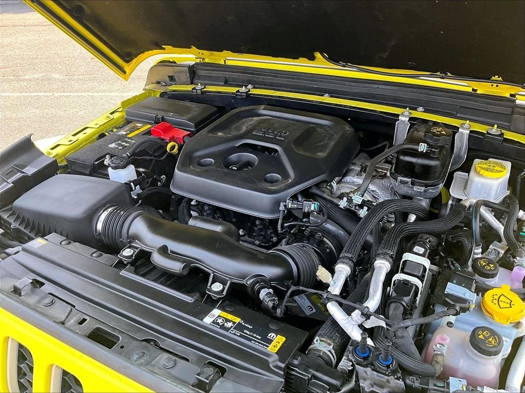 Used 2023 Yellow Jeep Sahara 4xe image 35