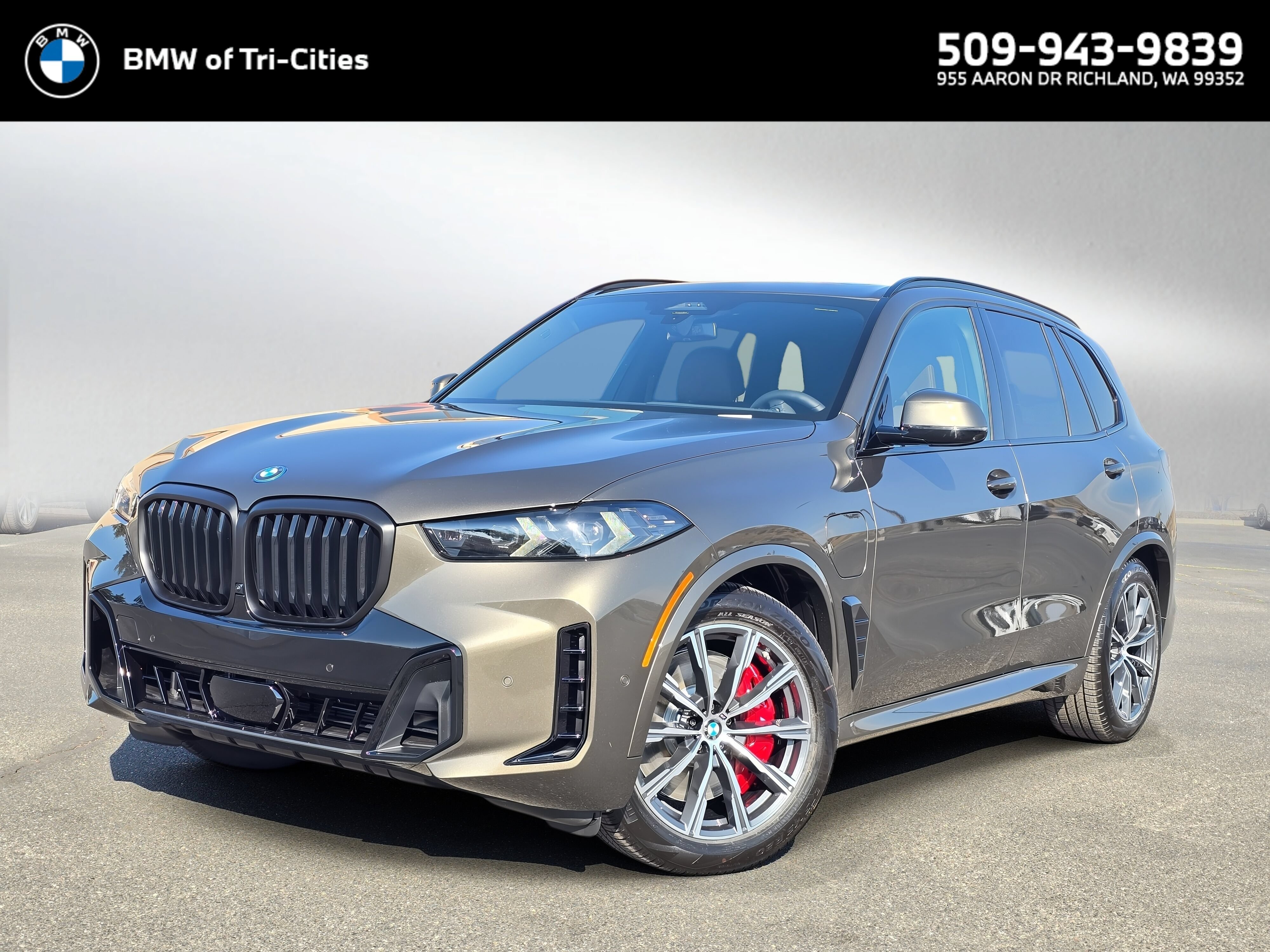 New 2026 Manhattan Green Metallic BMW xDrive50e image 1