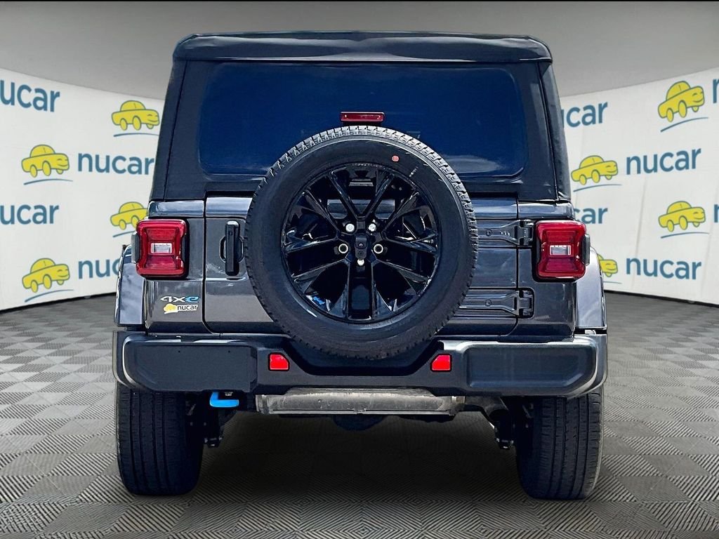 Used 2023 Gray Jeep Sahara 4xe image 5