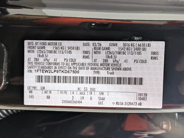 New 2026 Agate Black Metallic Ford STX® image 57
