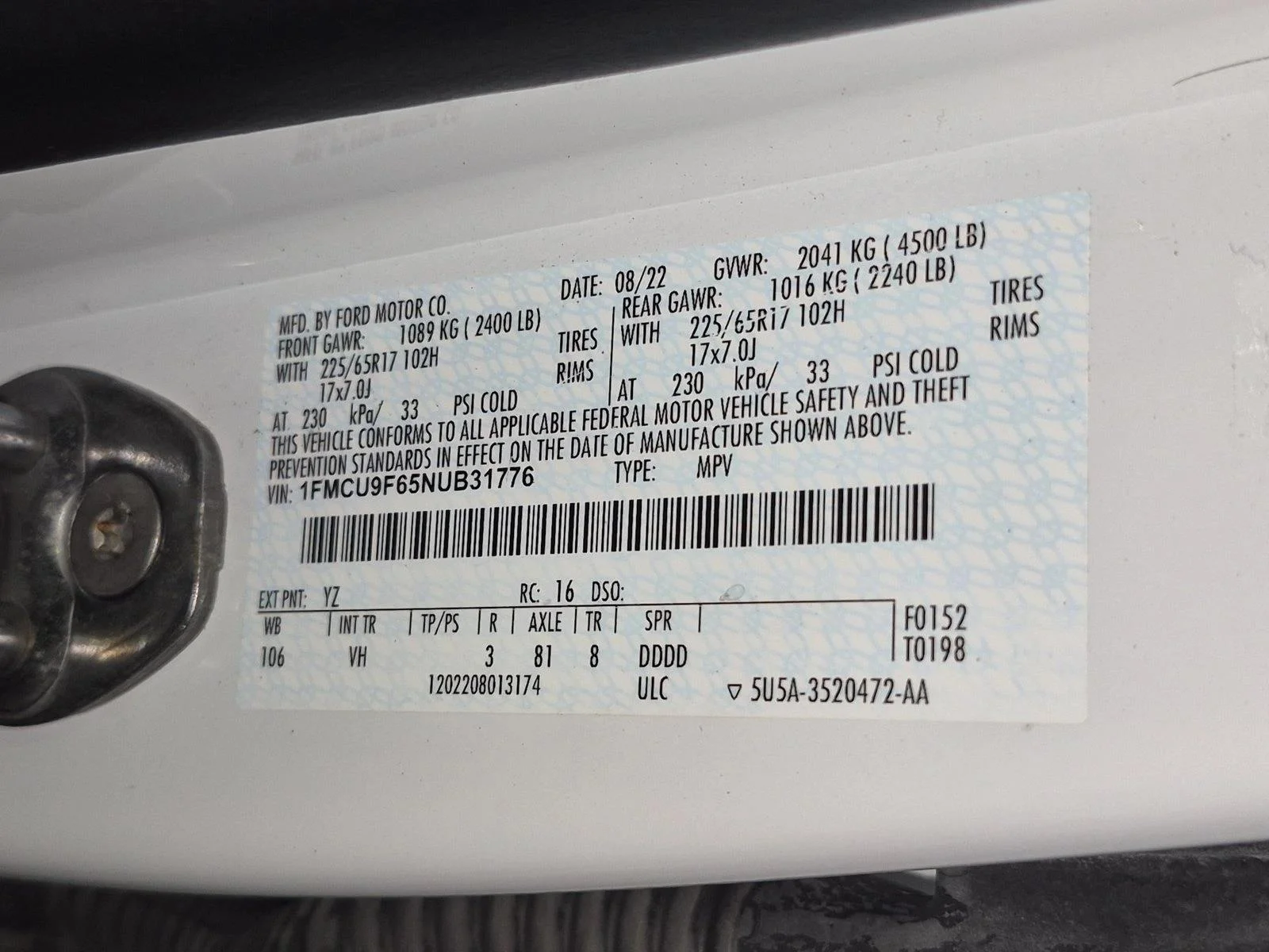 Certified Used 2022 Oxford White Ford S image 24