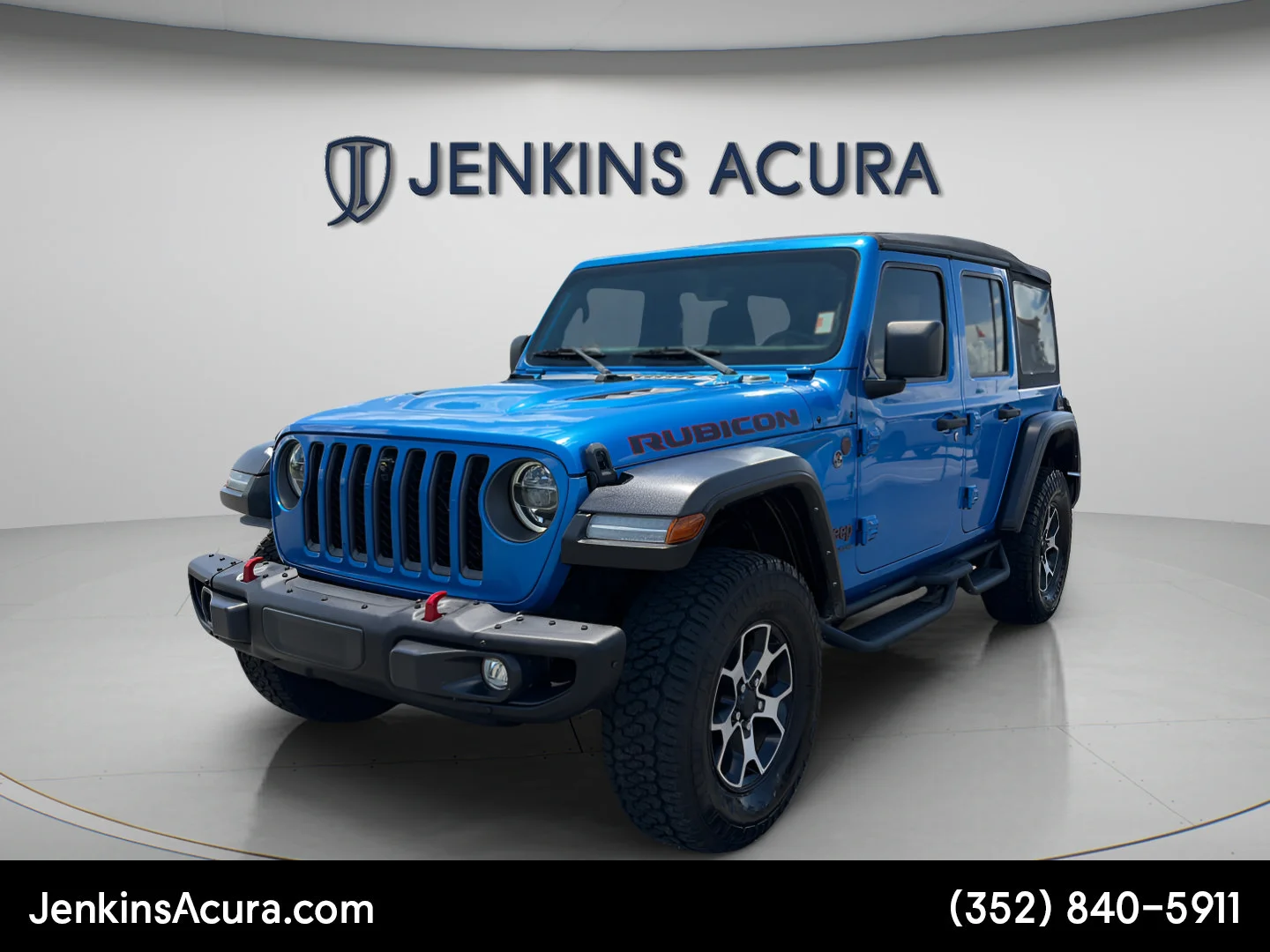 Used 2022 Hydro Blue Pearlcoat Jeep Unlimited Rubicon image 7
