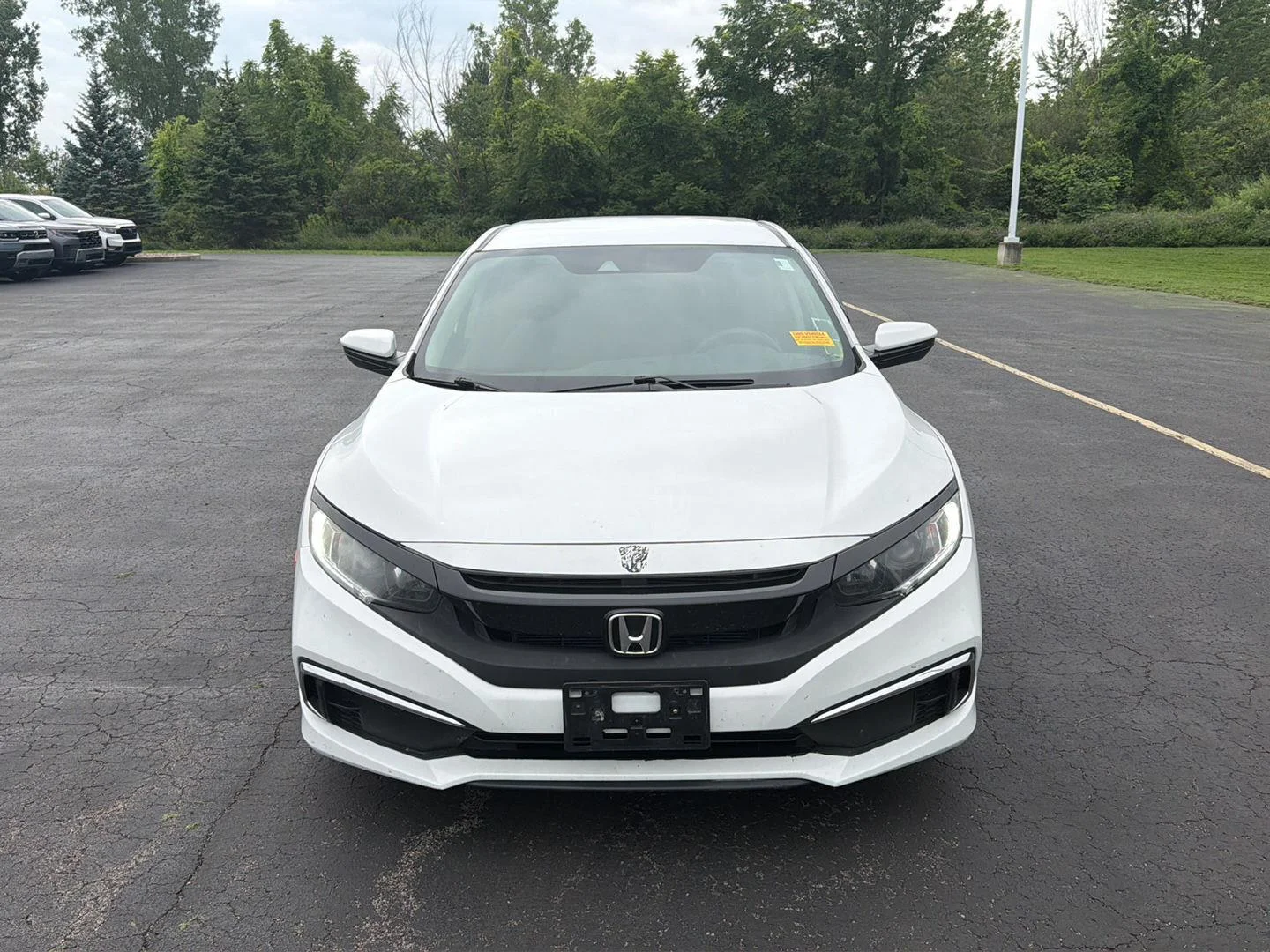 Used 2020 Platinum White Pearl Honda LX image 2