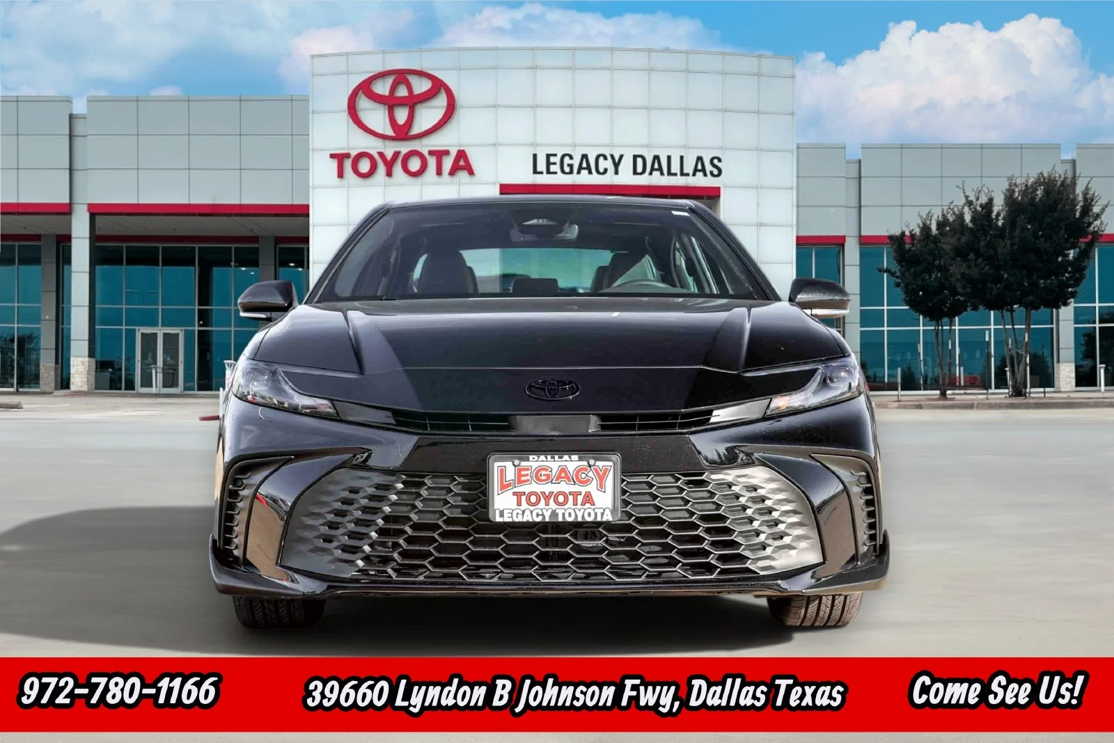 New 2026 Midnight Black Metallic Toyota SE image 6