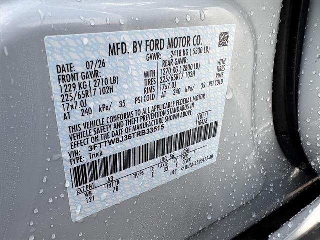 New 2026 Space White Metallic Ford XLT image 43