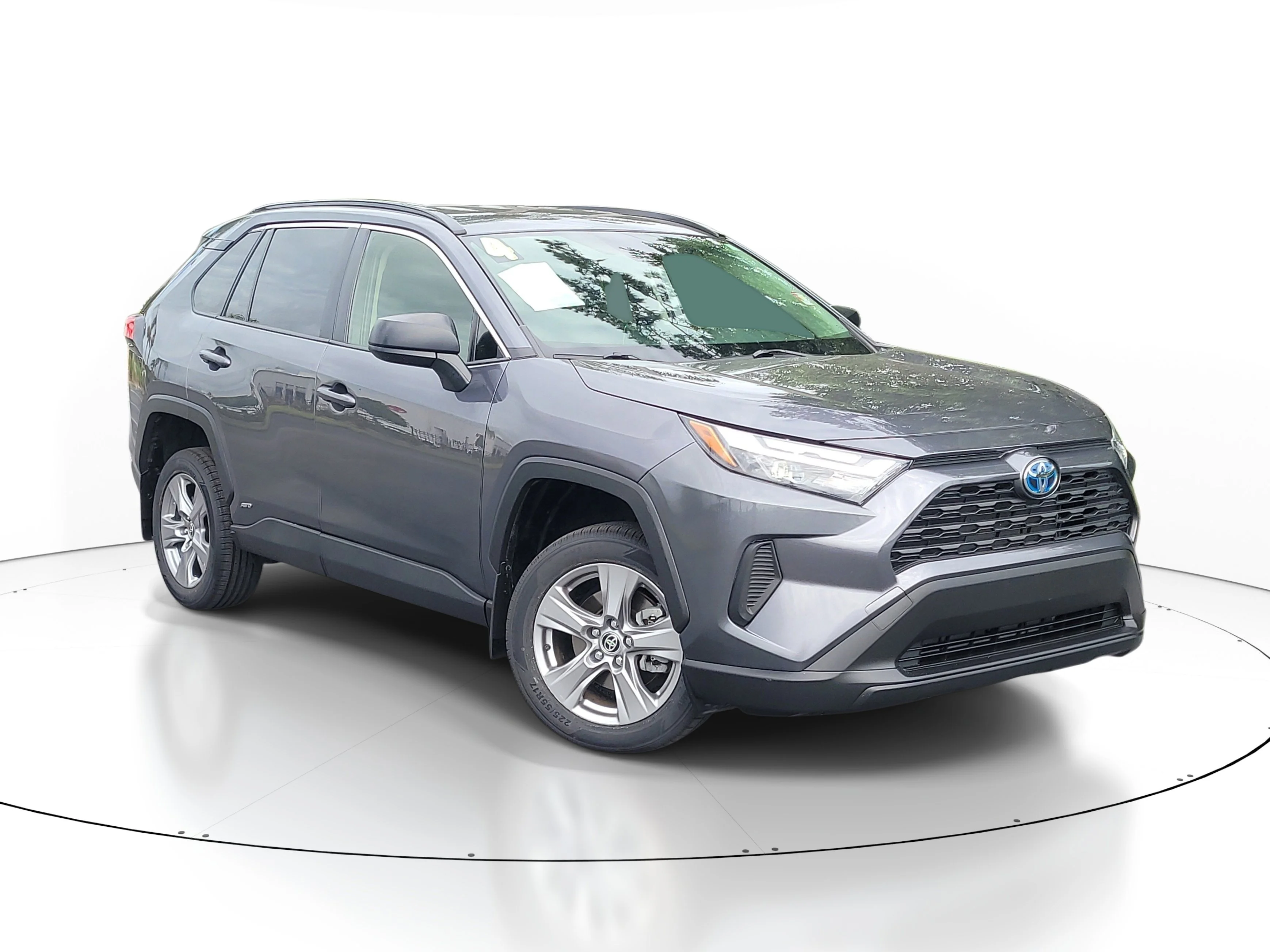 Used 2024 Magnetic Gray Metallic Toyota Hybrid LE image 1
