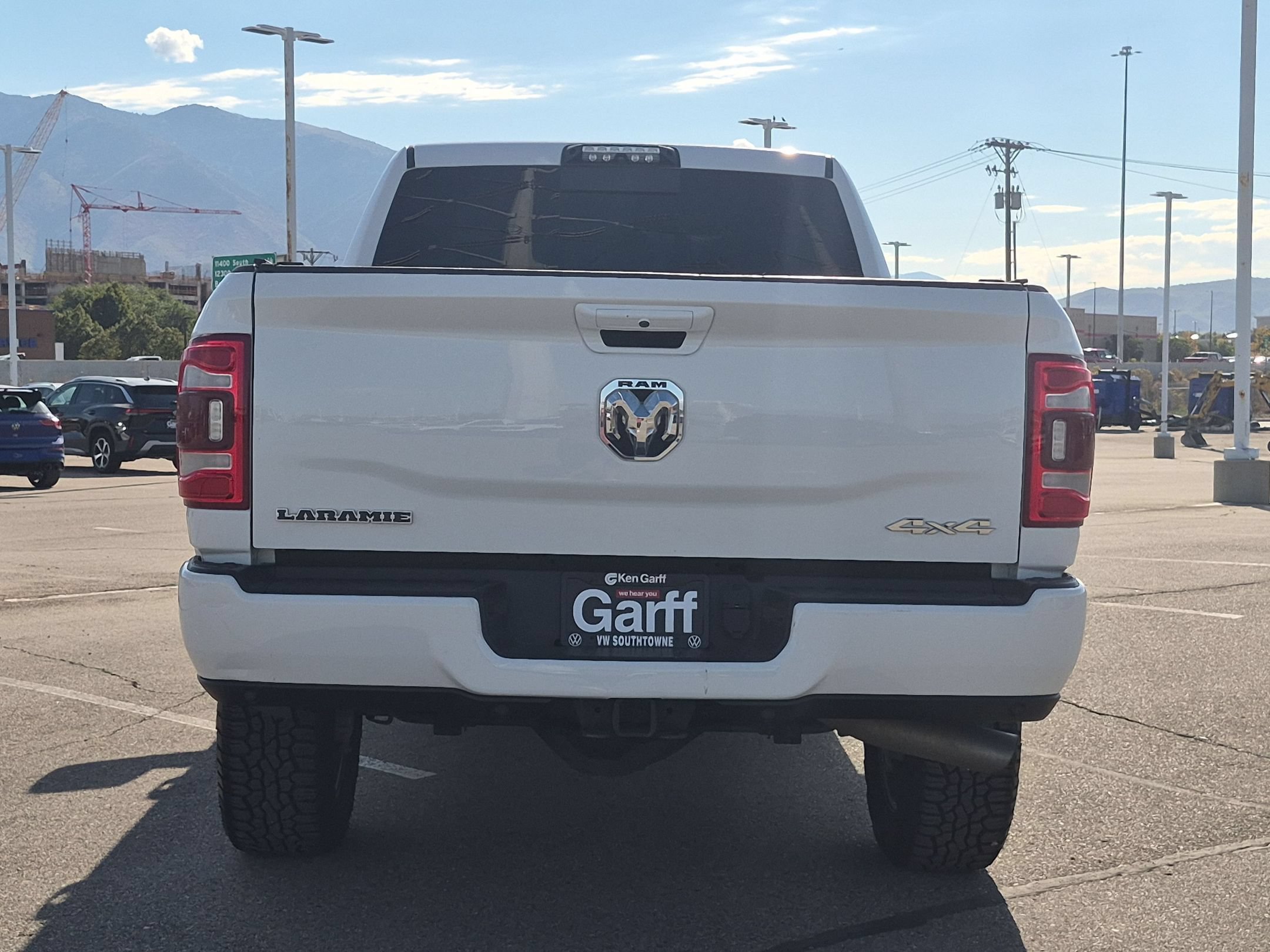 Used 2019 Bright White Clearcoat Ram Laramie image 4