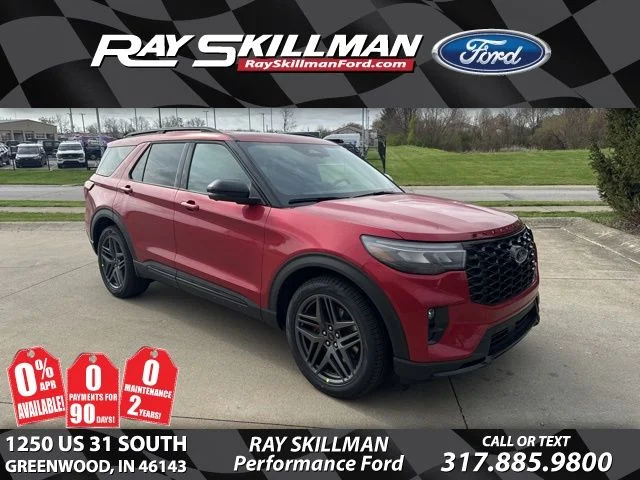 New 2026 Rapid Red Metallic Tinted Clearcoat Ford ST image 1