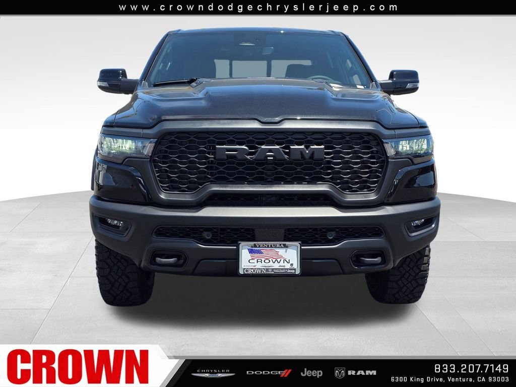 New 2026 Diamond Black Crystal Pearl-Coat Exterior Paint RAM Rebel image 2