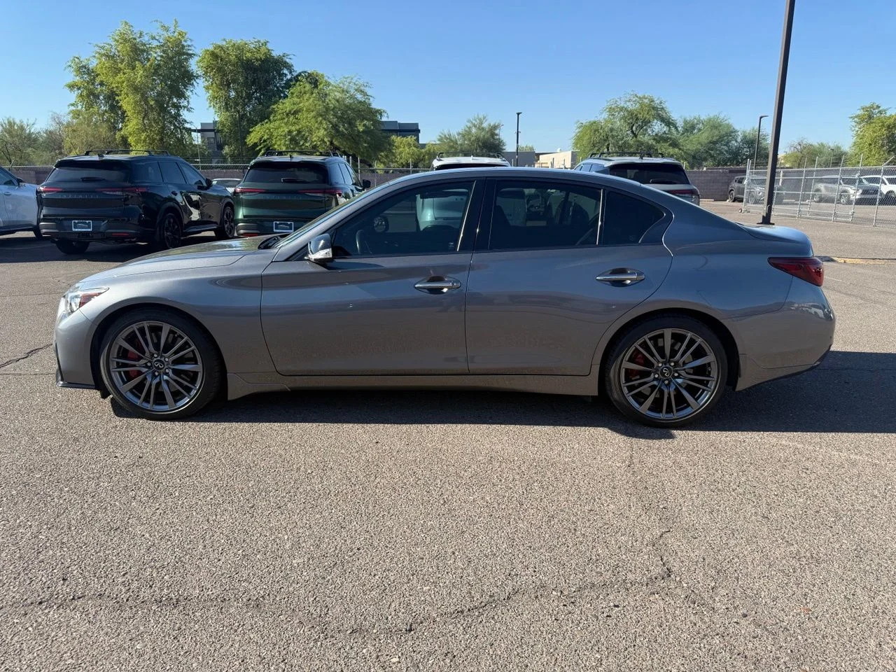 Certified Used 2022 Graphite Shadow INFINITI Red Sport 400 image 8