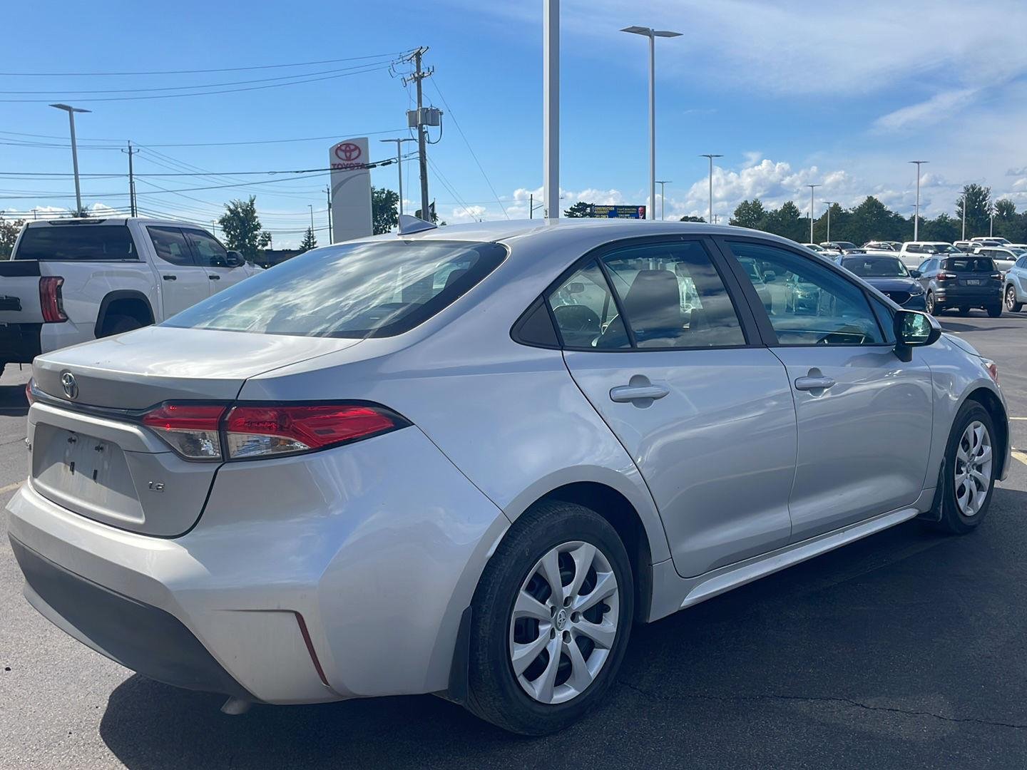 Used 2024 Classic Silver Metallic Toyota LE image 9