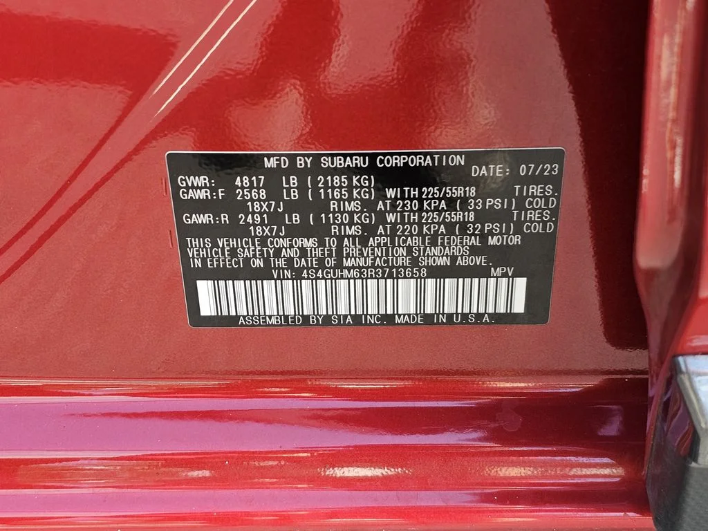 Certified Used 2024 Red Subaru Limited image 31