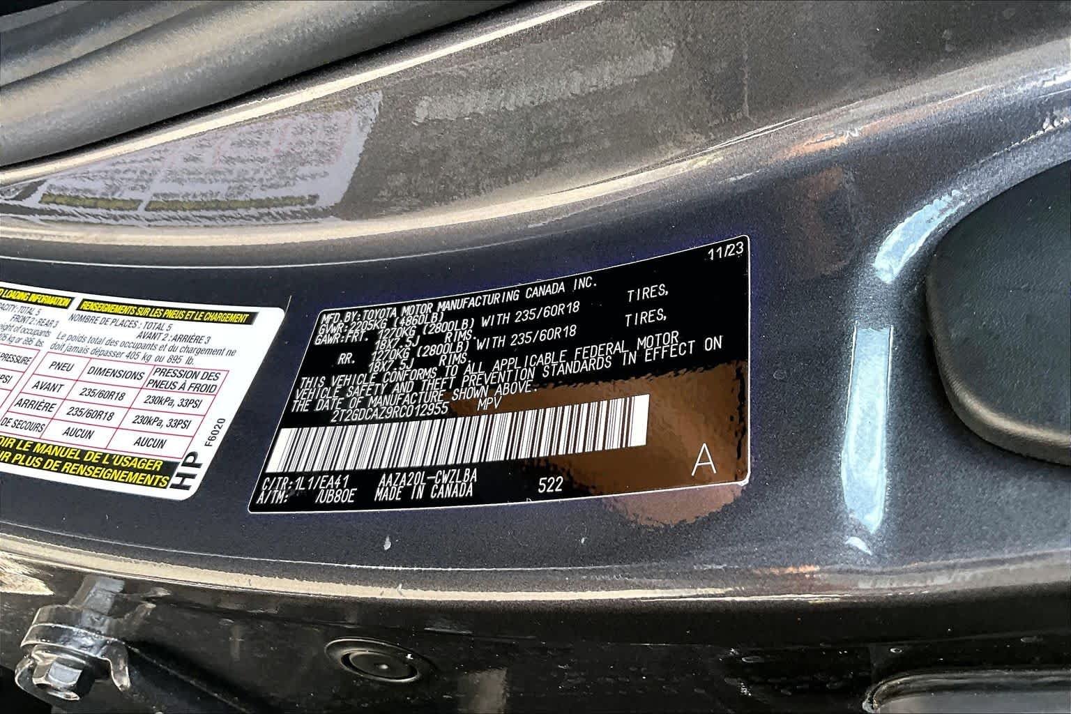 Used 2024 Cloudburst Gray Lexus Premium image 35