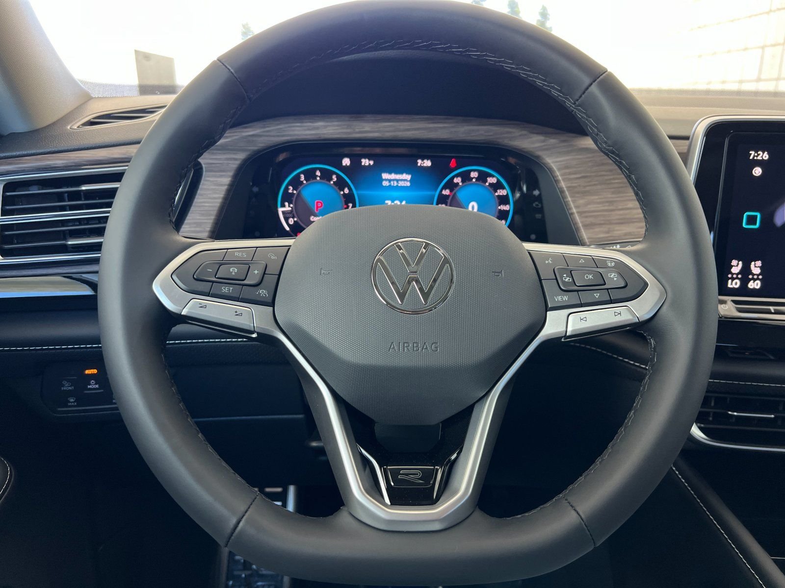 New 2026 Mountain  Lake Blue Metallic Volkswagen SEL Premium R-Line image 24