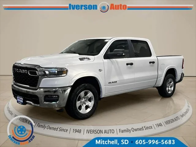 New 2026 Bright White Clear-Coat Exterior Paint RAM BIG HORN image 3
