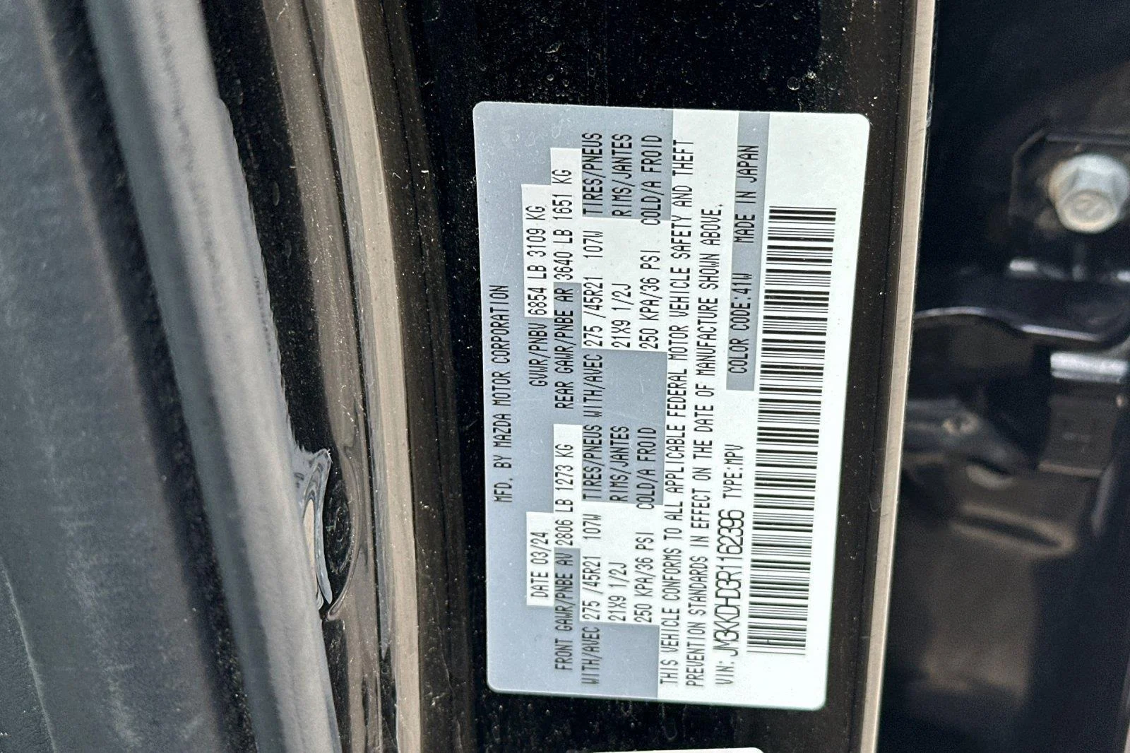 Used 2024 Jet Black Mica Mazda 3.3 Turbo Premium image 29