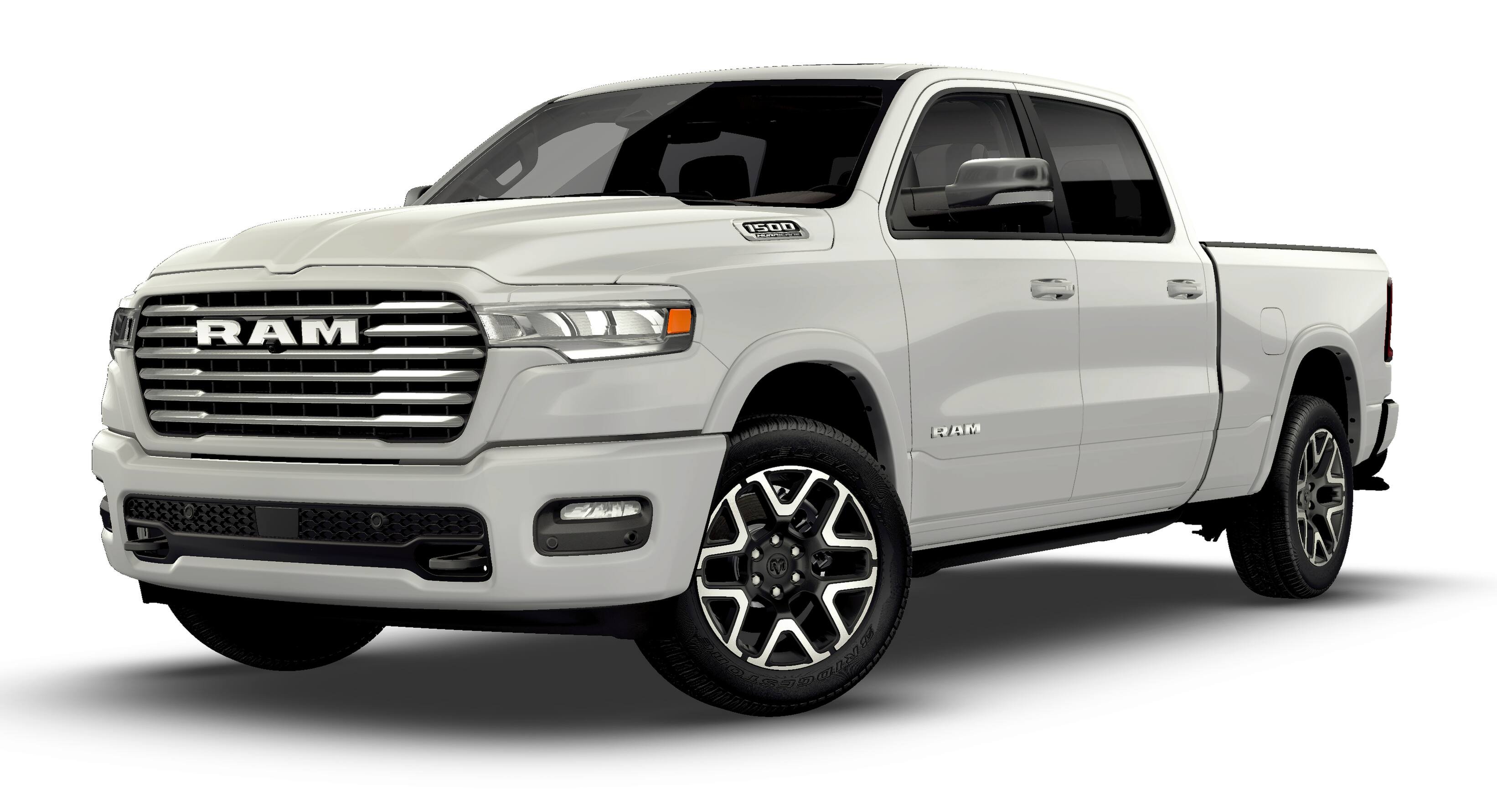 New 2026 Bright White Clear-Coat Exterior Paint RAM LARAMIE image 13