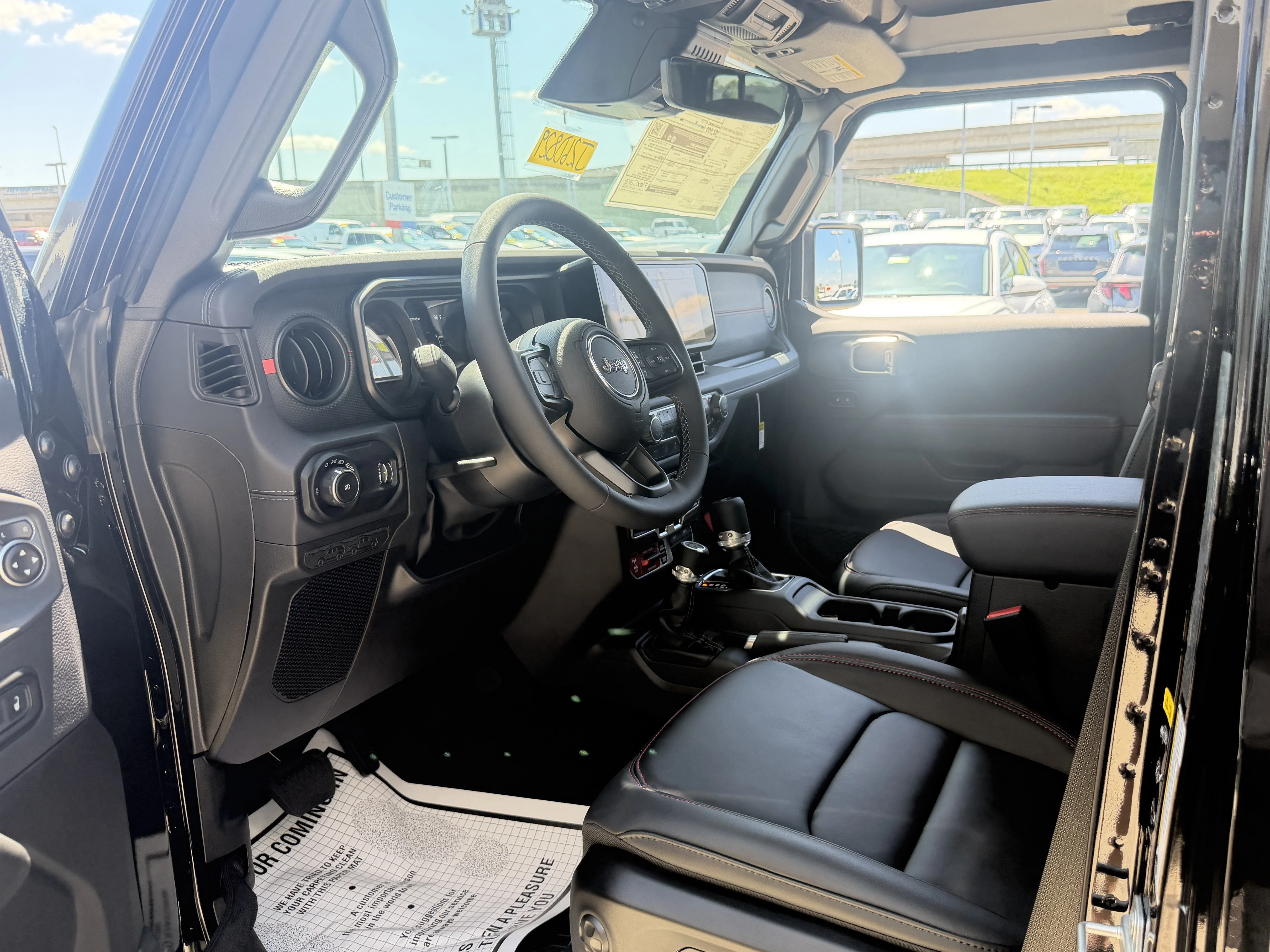 New 2026 Black Clear-Coat Exterior Paint Jeep Rubicon X image 35