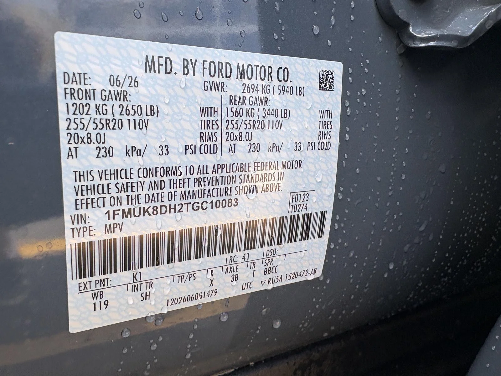 New 2026 Vapor Blue Metallic Ford Active image 17