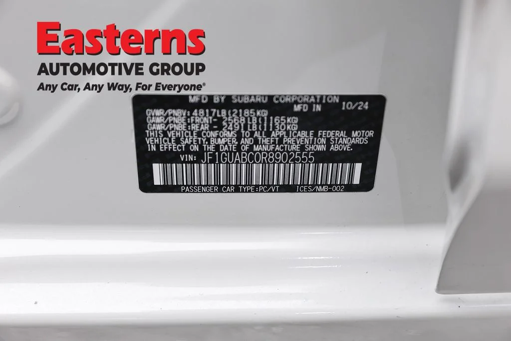 Used 2024 White Subaru Base image 33