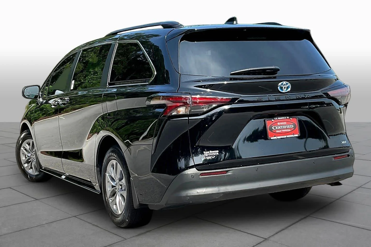Certified Used 2025 Midnight Black Metallic Toyota XLE image 12
