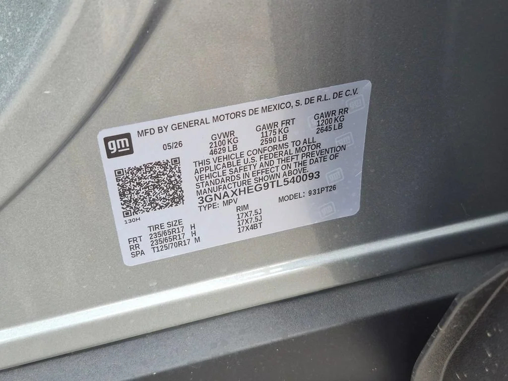 New 2026 Sterling Gray Metallic Chevrolet LT image 30