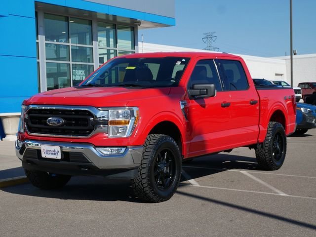 Used 2021 Ford F-150 XLT with VIN 1FTFW1E81MKD57873 for sale in Roseville, Minnesota