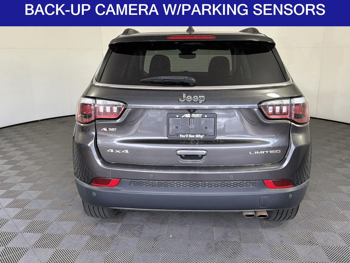 Used 2019 Granite Crystal Metallic Clearcoat Jeep Limited image 5