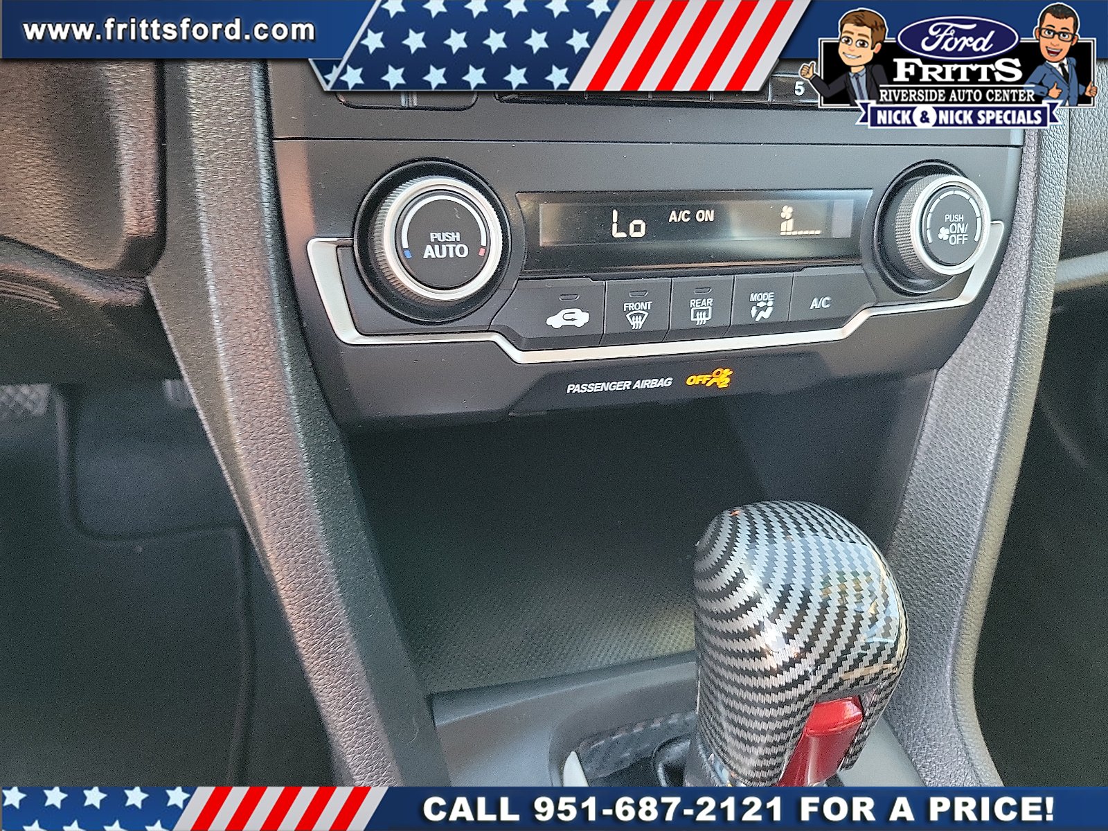 Certified Used 2019 Crystal Black Pearl Honda LX image 9