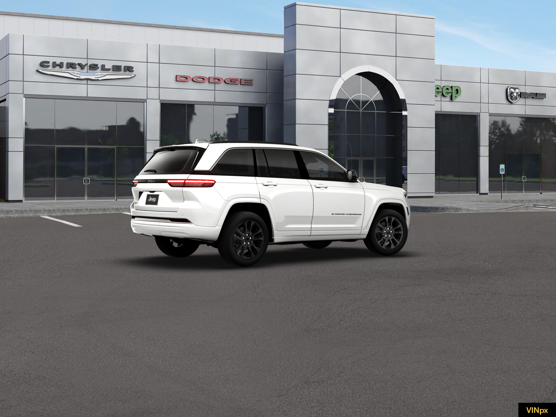 New 2026 Bright White Clear-Coat Exterior Paint Jeep Limited Reserve image 20