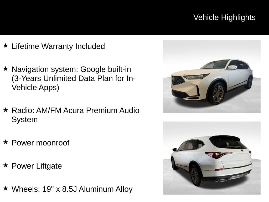 New 2026 Platinum White Pearl Acura  image 5