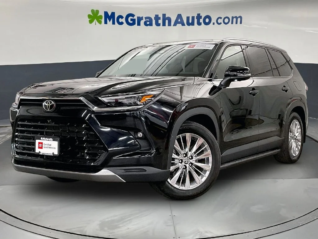 Certified Used 2025 Black Toyota Platinum image 2