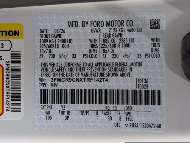 New 2026 Oxford White Ford Outer Banks® image 53
