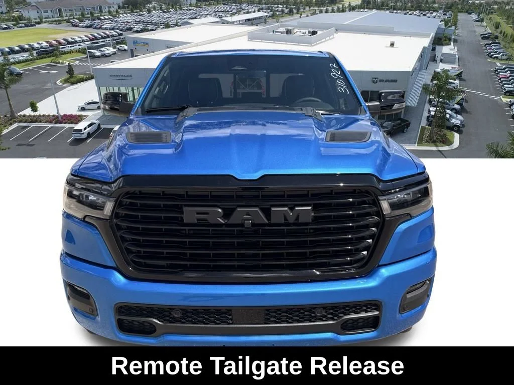New 2026 Hydro Blue Pearl-Coat Exterior Paint RAM Laramie image 10