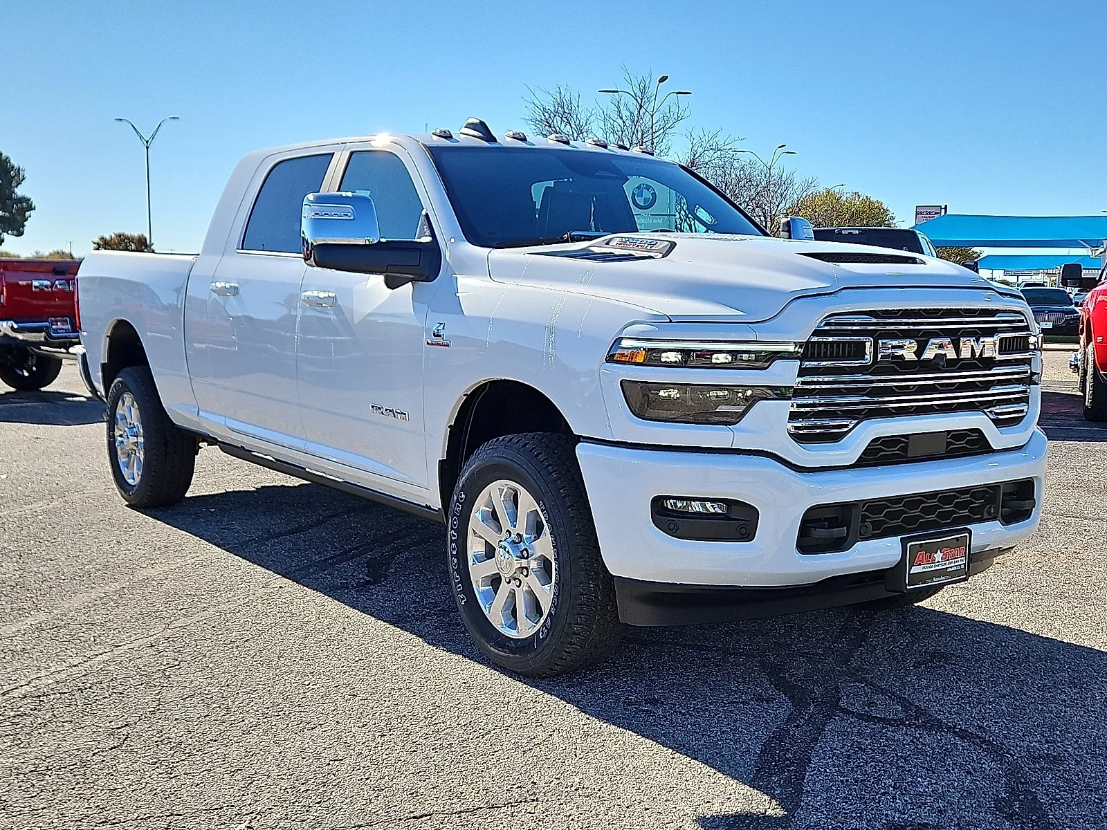 New 2026 Bright White Ram LARAMIE MEGA CAB 4X4 6