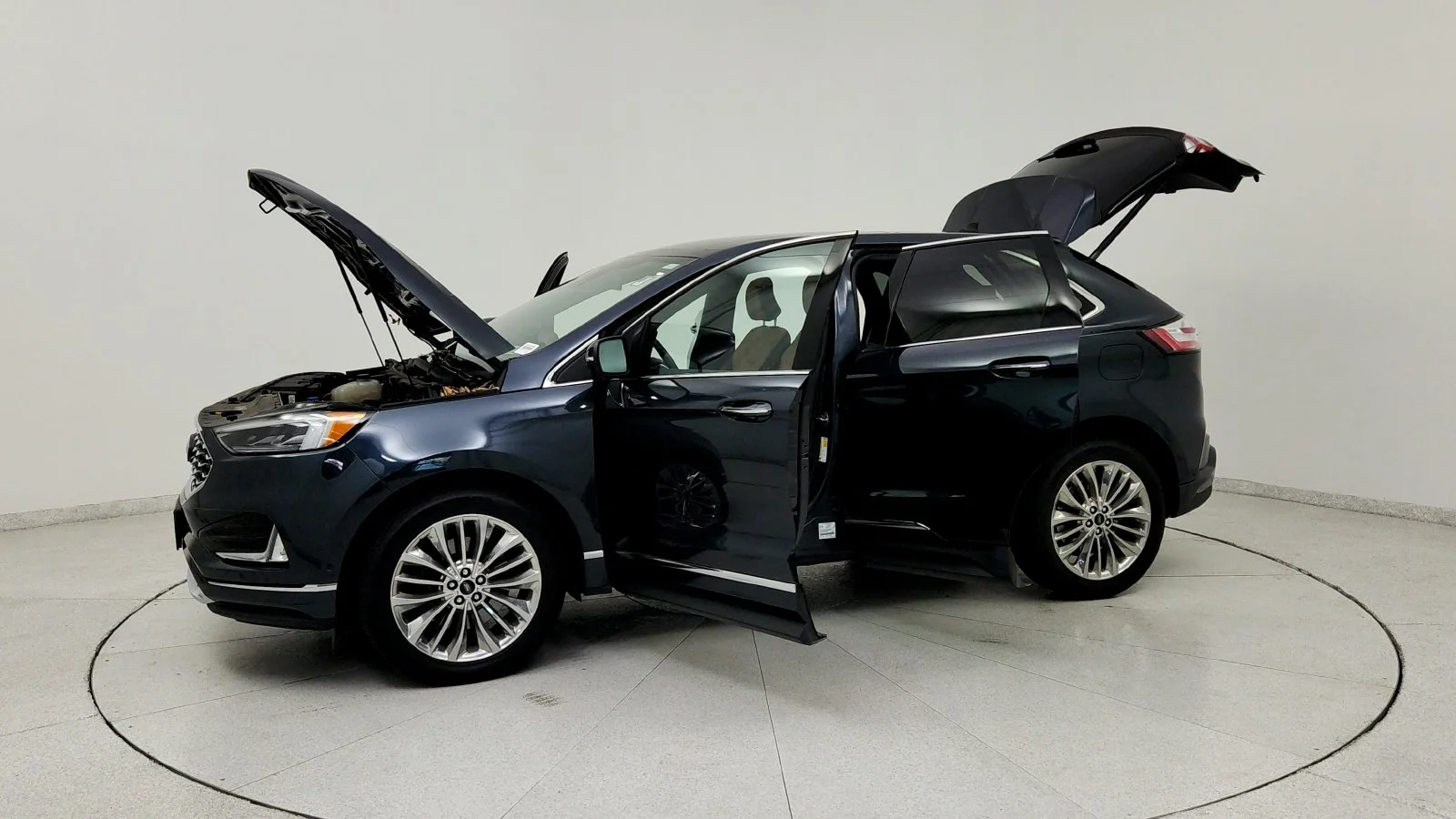 Used 2024 Blue Ford Titanium image 12