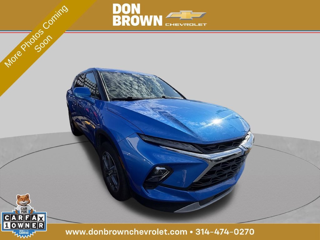 Used 2025 Riptide Blue Metallic Chevrolet 2LT image 1