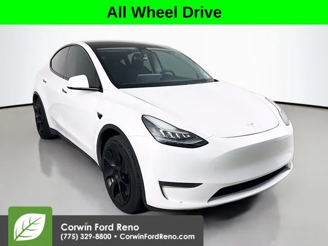 Used 2020 White Tesla Long Range image 1