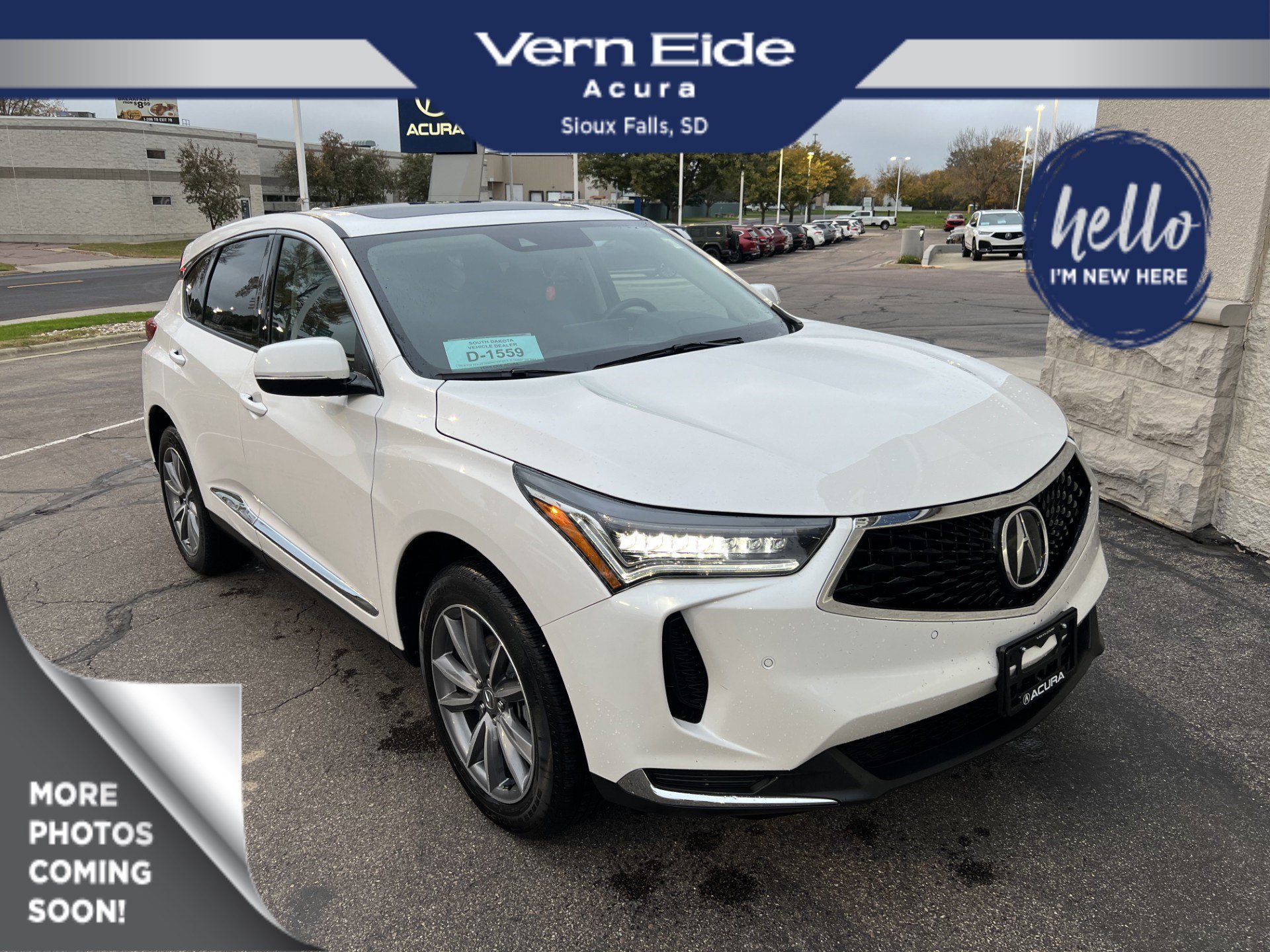 Certified Used 2024 Platinum White Pearl Acura w/Technology Package image 1
