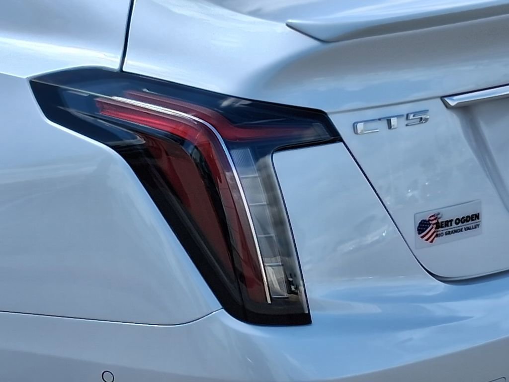 Used 2025 Crystal White Tricoat Cadillac Sport image 8